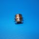 Chrome plated brass adapter: Male 24/100, M15/21